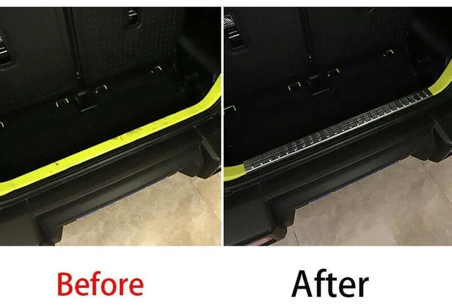 Main image of Car Rear Trunk Cover Tailgate Inner Guard Rear Bumper Scuff Sill Plate For Suzuki Jimny JB64 JB74W 2019 2020