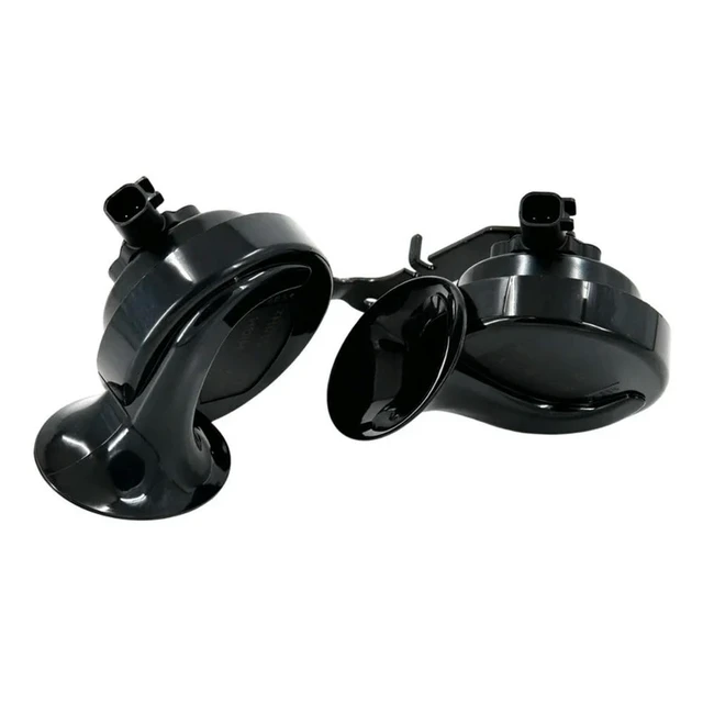 Alt view image 3 of 3 - Air Electric Snail Horn Accessories For Tesla Model Y 2020-2023 1716494-00-A Double Tone Whistle Sound High Tone Horn