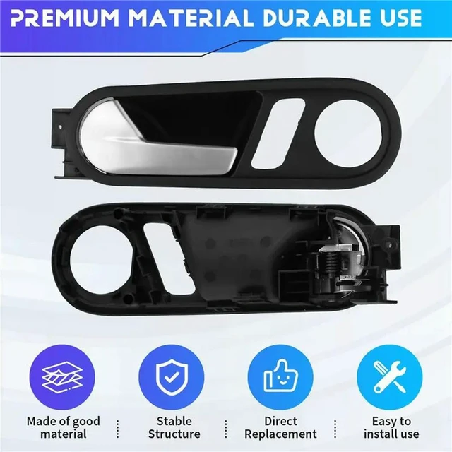 Alt view image 2 of 3 - 5C5-837-113-L-UBN Inside Interior Inner Door Handles Inner Door Handles Interior Door Handle 5C5-837-113-L-UBN 5C5837113L