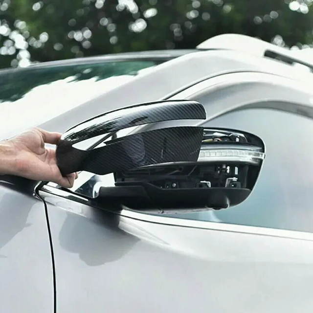 Alt view image 3 of 3 - Carbon Fiber Rear View Mirror Cover-Side Mirror Cover Cap For Qashqai X-Trail Murano Rogue Pathfinder 2015-2019