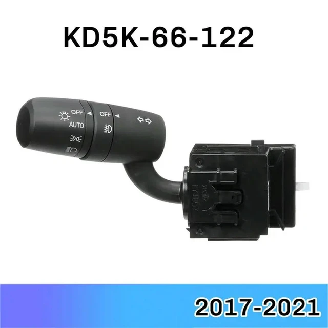 Alt view image 3 of 3 - KD5K-66-122 Car High Level Combination Switch For Mazda CX-5 2017-2021 Fog Lamp Switch W/Auto Headlights