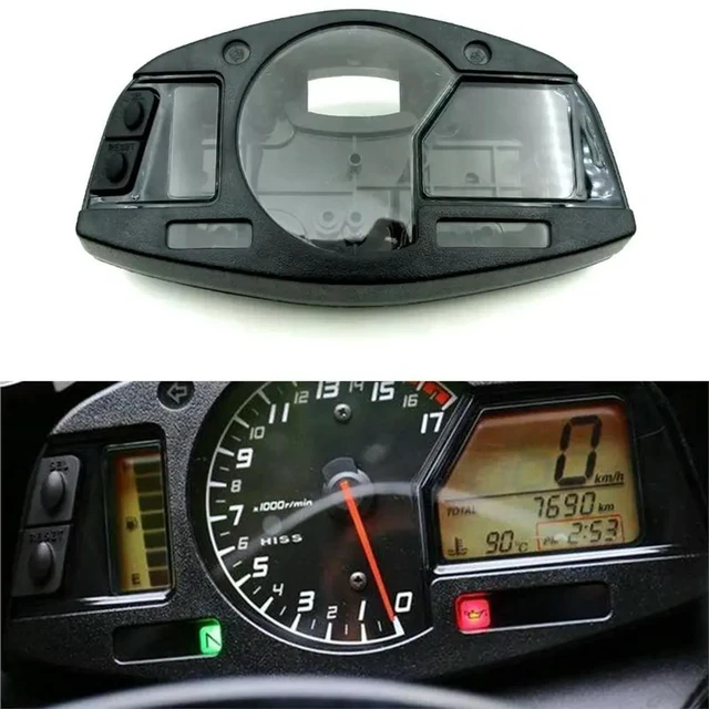 Alt view image 2 of 3 - Motorcycle Speedo Meter Instrument Gauge Case Housing Speedo Meter For Honda CBR600RR