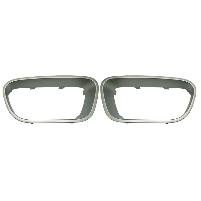 Alt view image 2 of 3 - 2Pcs Front Left Right Bumper Lower Center Grill Side Grilles Cover Trim For Citroen C5 Aircross 2017-2021