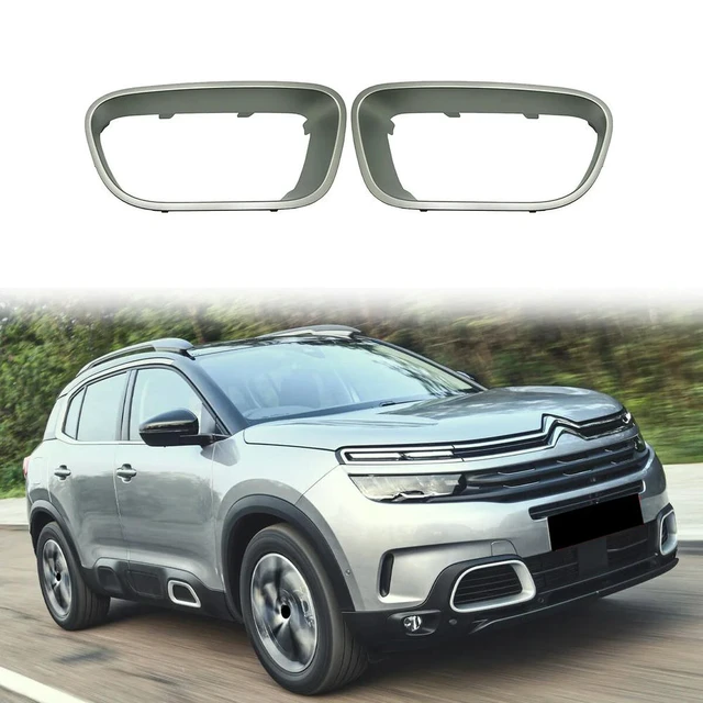Alt view image 3 of 3 - 2Pcs Front Left Right Bumper Lower Center Grill Side Grilles Cover Trim For Citroen C5 Aircross 2017-2021