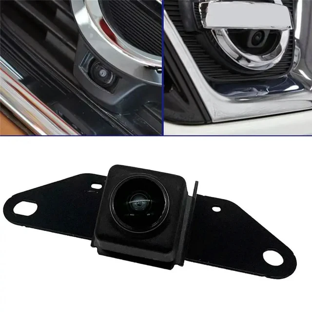 Alt view image 2 of 3 - 1 Piece 284F1-4EA0A Front View Reversing Parking Camera Black Plastic+l For Nissan Rogue Sport 2016-2019 284F14EA0A