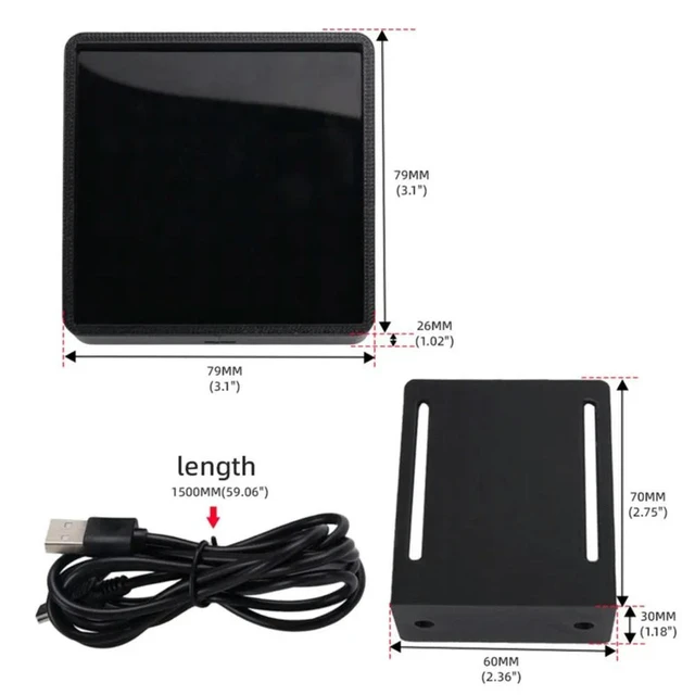 Alt view image 3 of 3 - Dashboard Flag Signal Light Gear Display For PC For PC Sim Racing Game For G29/G27 THRUSTMASTER T300 SIMAGIC MOZA H