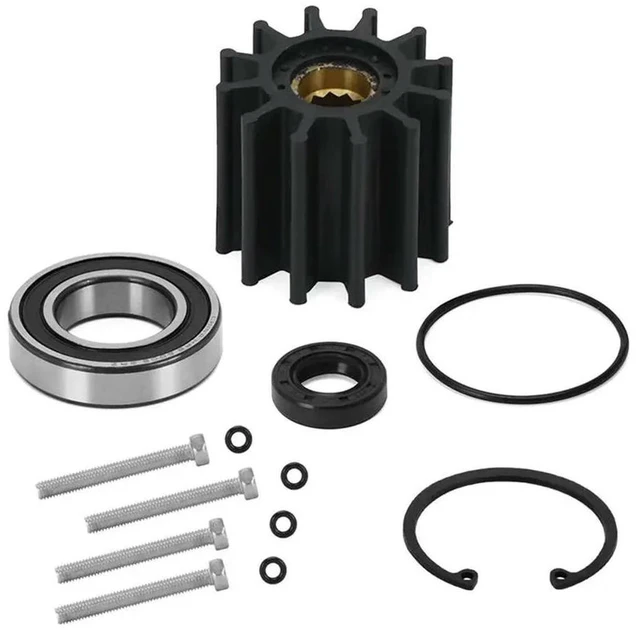 Main image of Water Pump Kit For Volvo Penta Raw Water Sea Pump Rebuild Kit Impeller Seal 21212799 3812519