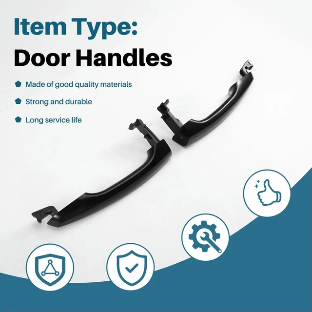 Alt view image 3 of 3 - Exterior Door Handles 82651-F2020 Exterior Door Handles With Cover For Elantra 82651-F0010