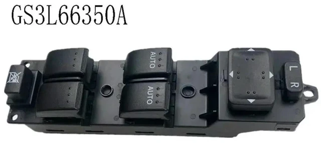 Alt view image 2 of 3 - For Mazda 6 CX-7 2007-2013 GS3L66350A Power Window Control Switch Window Lifter Switch Button
