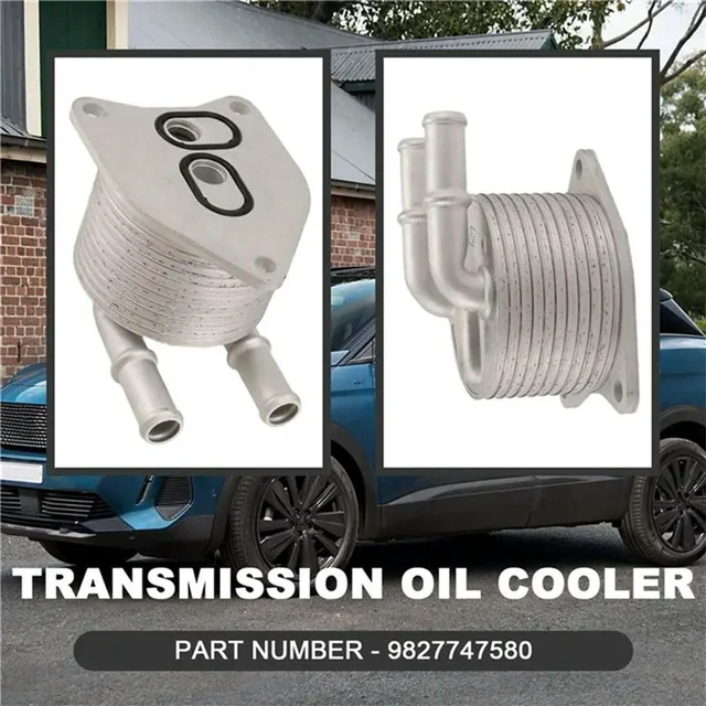 Alt view image 2 of 3 - ATN8/8-Speed Gearbox Radiator Transmission Oil Radiator For 4008 5008 508L Citroen C5 Aircross C6 , 9827747580