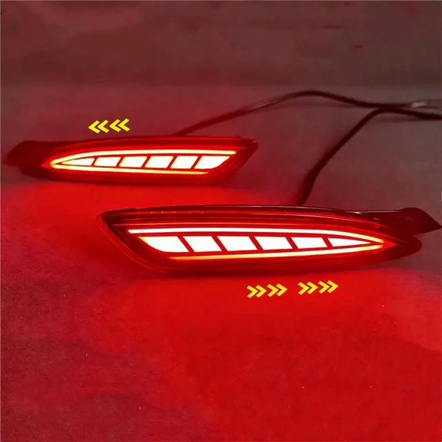 Alt view image 2 of 3 - LED Brake Light Turn Signal Light For Mazda 6 Atenza 2020-2024& For CX-5 2022-2026 Rear Bumper Reflector Light