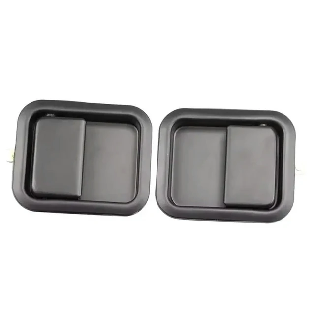 Alt view image 3 of 3 - 1 Set Car Interior&Exterior Door Handle Left And Right Side For Jeep Wrangler 87-06 Jeep CJ 76-86 55176477AB 55176383AE