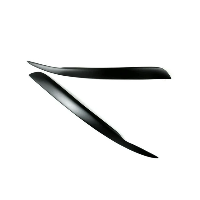 Alt view image 2 of 3 - Car Front Resin Headlight Eyebrow Eyelid Cover Trim For 2002-2005 A4 B6