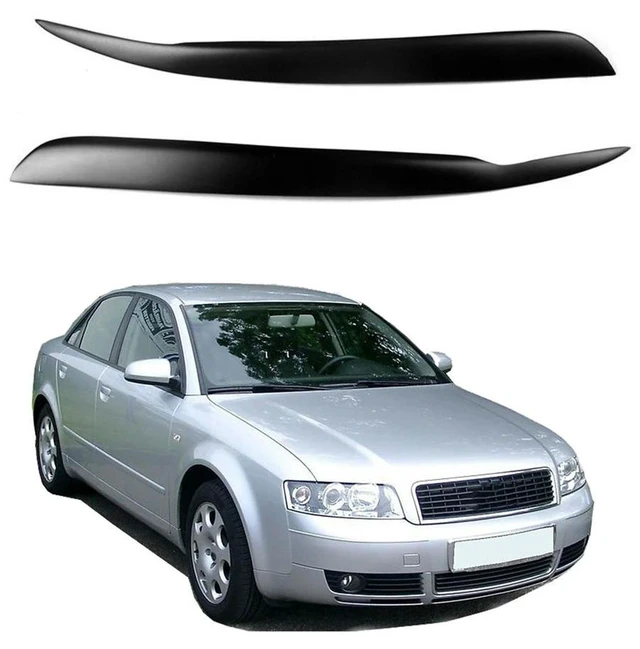Main image of Car Front Resin Headlight Eyebrow Eyelid Cover Trim For 2002-2005 A4 B6