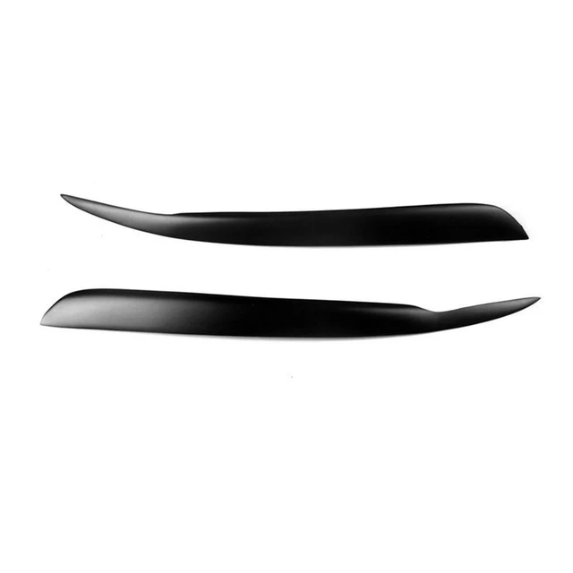 Alt view image 3 of 3 - Car Front Resin Headlight Eyebrow Eyelid Cover Trim For 2002-2005 A4 B6