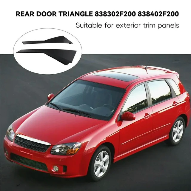 Alt view image 3 of 3 - Rear Door Outer Triangular Plate 838302F200 838402F200 For Kia Spectra 5 Door Exterior Panel