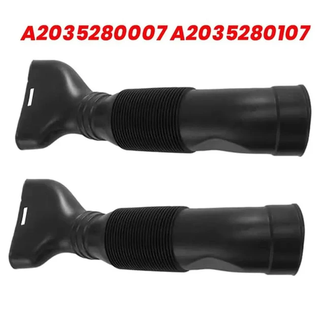 Alt view image 3 of 3 - 1Pair Car Air Duct Intake Hose For Mercedes Benz C-Class W203 C240 C320 2001-2005 A2035280007 2035280107 Air Intake Pipe