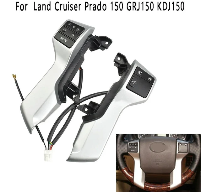 Alt view image 2 of 3 - Car Multifunction Steering Wheel Control Switch 84250-60160 For Toyota Land Cruiser Prado 150 GRJ150 KDJ150