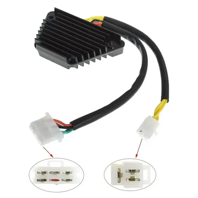Alt view image 2 of 3 - Voltage Regulator Rectifier For Honda Shadow VT500C VT700C VT750C 31600-ME9-008 31600-MF5-018