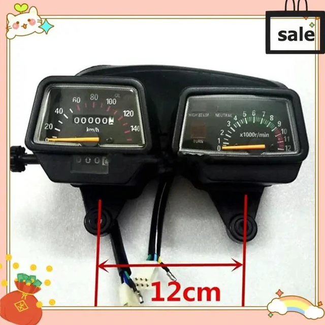 Main image of Motorcycle Gauges Cluster Speedometer Tachometer For Yamaha Enduro DT125 DT125R Speedometer DT 125 125R
