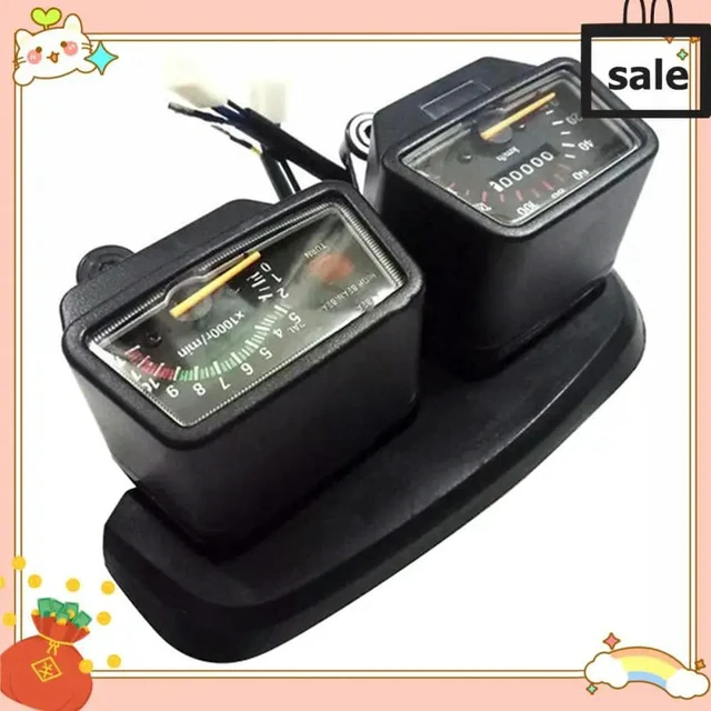 Alt view image 3 of 3 - Motorcycle Gauges Cluster Speedometer Tachometer For Yamaha Enduro DT125 DT125R Speedometer DT 125 125R