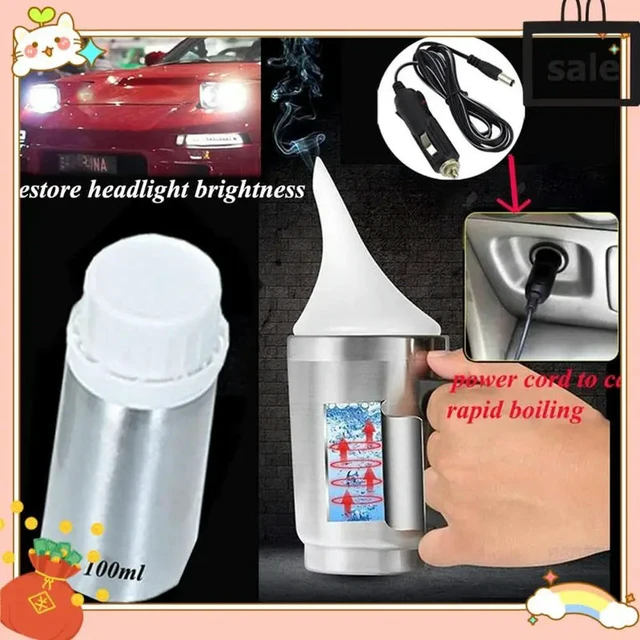 Alt view image 3 of 3 - Car Headlight Renovation Restorer Fumigation Light Restoration Agent Headlight Restoration Renovate Car Headlight Polish