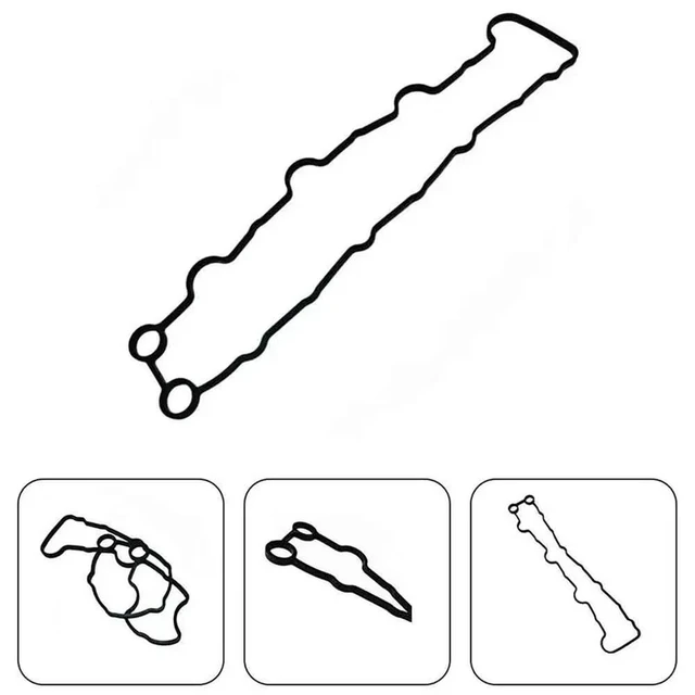 Alt view image 2 of 3 - For 406 407 607 For Citroen C5 C6 Compatible 0248J0 Rubber Sealing Ring Gasket Seal