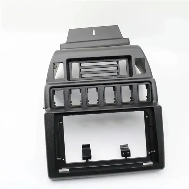 Alt view image 3 of 3 - For Lada Niva 1993-2020 Compatible 9 Inch Car Fascia Radio Panel Dash Kit Install Plate Facia Console Bezel Navigation Frame