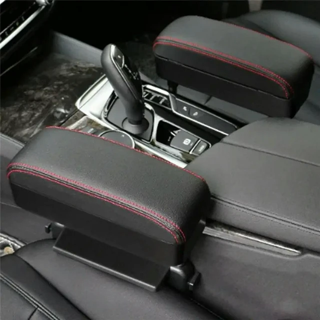 Alt view image 2 of 3 - Armrest Support Elbow Rest Pad Armrest Extender With Console Organizer Adjustable Height Rest Box Accessory