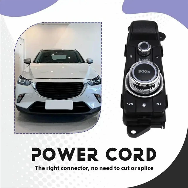 Alt view image 2 of 3 - Car Central Controller Mode Knob Button Mouse NAV Controller Switch Button For Mazda CX-3 2 Demio Low-End 2014-2021