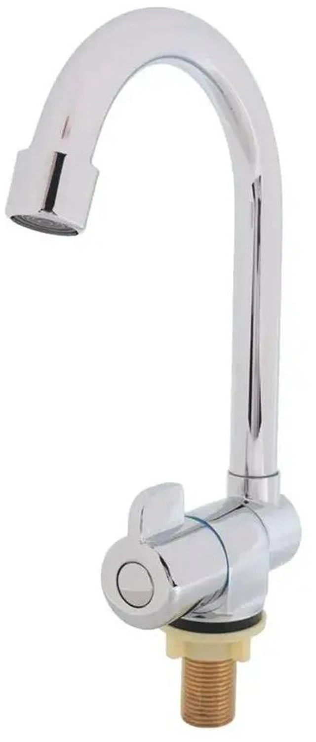 Main image of Caravan Boat 360 Degree Rotation Copper Basin Faucet Folding Cold Water Faucet Tap Kitchen Bathroom For RV Marine Boat Deck