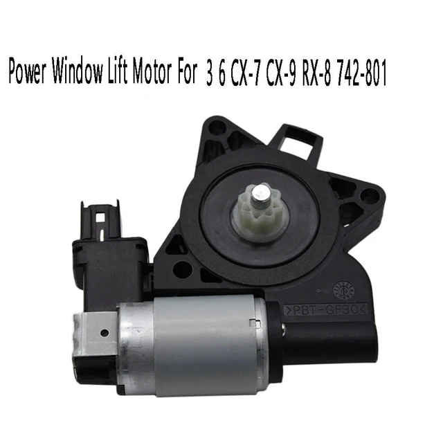 Alt view image 3 of 3 - Left Power Window Regulator Electric Lift Motor For Mazda 3 6 CX-7 CX-9 RX-8 742-801 GJ6A5958XE 617-51177
