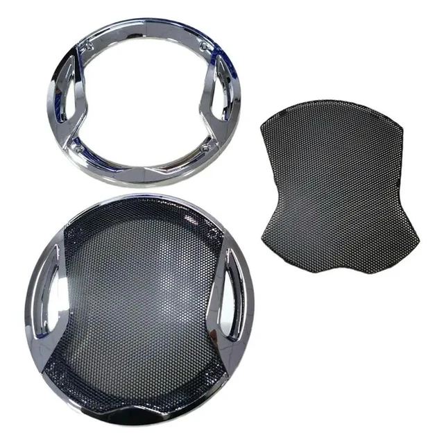 Alt view image 2 of 3 - Rear Speaker Grills Trim Mesh Covers For Electra Glide FLHTCU FLHTCUL FLHTK FLHTKL FLTRU 2014-2023