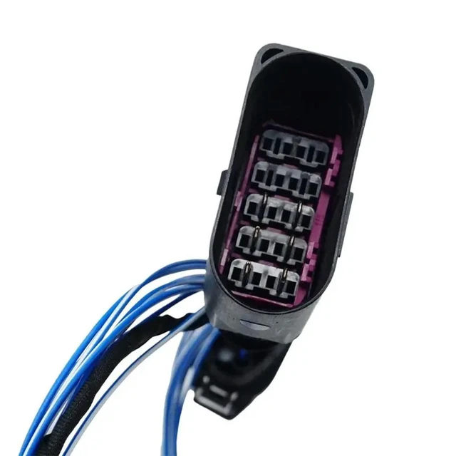 Alt view image 3 of 3 - Adaptor Wire Cable For Head Light Retrofit Halogen To Xenon 10 To 12 PIN For Jetta MK5 R32 2005-2010