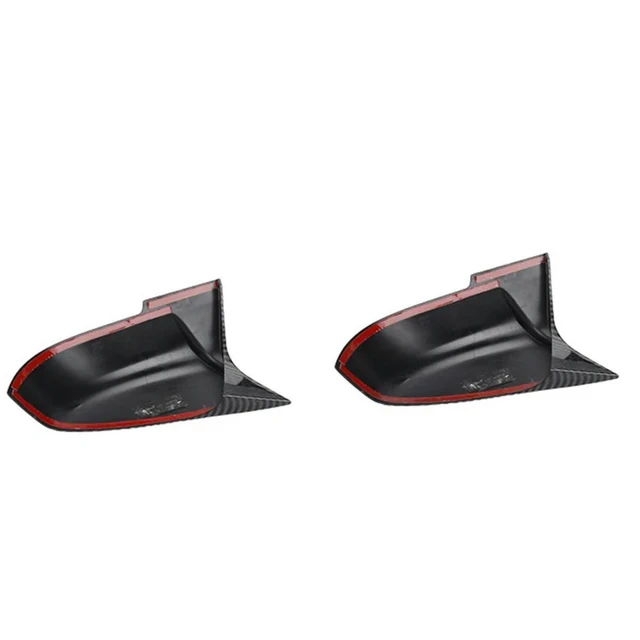Alt view image 2 of 3 - Highly Recommended.Car Door Mirror Covers, Gloss Black Rearview Side Mirror Covers Caps