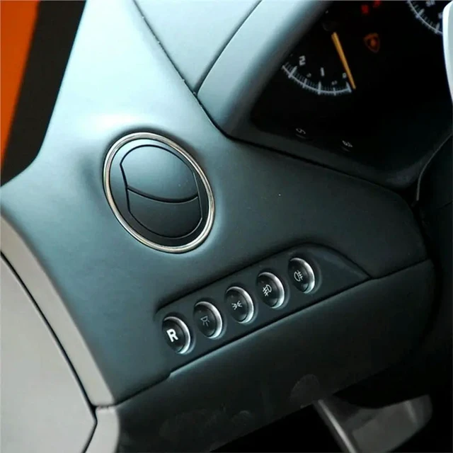 Alt view image 3 of 3 - For Lamborghini Accessories Dashboard Air Vent Outlet Grille 400820901 400820901B For Gallardo LP560 LP570 Murcielago