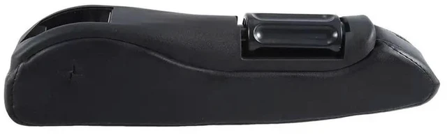 Alt view image 2 of 3 - Truck Universal Armrest Seat Adjustable Car Center Console Rest Box Interior Replacement Accessories Leather Right Side