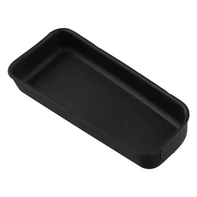 Alt view image 3 of 3 - 2X Black Gearshift Center Con Console Bin Mat For Dodge 2015-2023 Box Mat 68398671AA 68443397AA