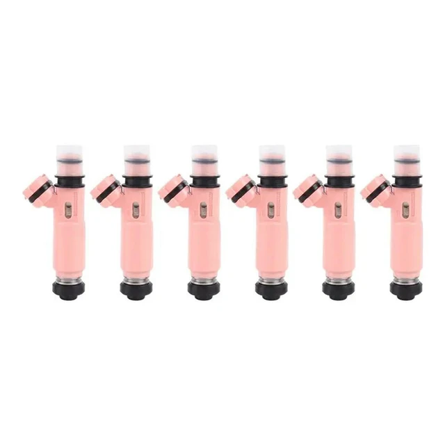 Alt view image 3 of 3 - 6Pcs 195500-4140 Fuel Injectors Fit For Pajero Sport 6G72 3.0 MR507376