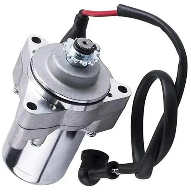 Alt view image 3 of 3 - Starter Motor For 125Cc 110Cc 90Cc 70Cc 50Cc ATV Dirt 4 Wheelers SSR Roketa Tao Tao Coolster Jonway Sunl Go Karts 3 Bolt