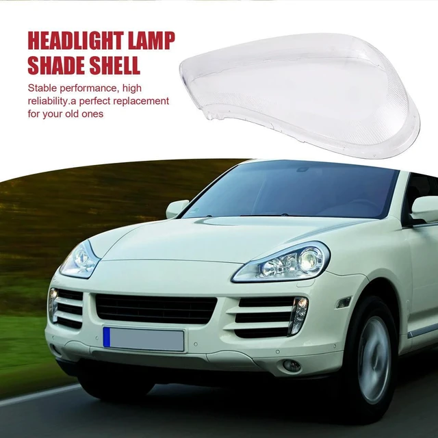 Main image of Car Clear Headlight Lens Cover Replacement Headlight Head Light Lamp Cover For- Cayenne 2008-2010