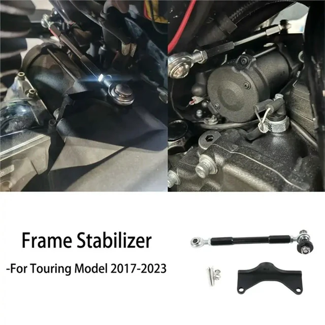 Alt view image 2 of 3 - Motorcycle Anodized Frame Stabilizer For Touring Electra Road Street Glide Ultra Classic CVO Road King 2017-2023