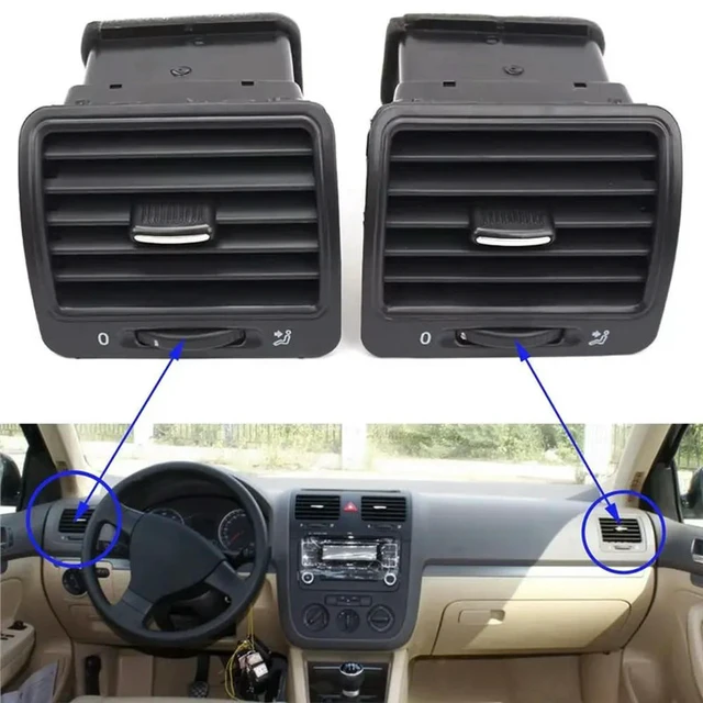 Alt view image 3 of 3 - 1Pair 1K0819703 1KD819704 AC Outlet Vent Dash Air Outlet Vent For VW Jetta Golf GTI Rabbit MK5 MKV 1K0819709 1K0819710