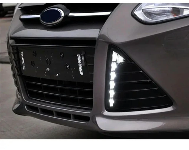 Alt view image 3 of 3 - Car LED Daytime Running Light Fog Lamp For Ford Focus 3 MK3 2012-2014 DRL Accessories