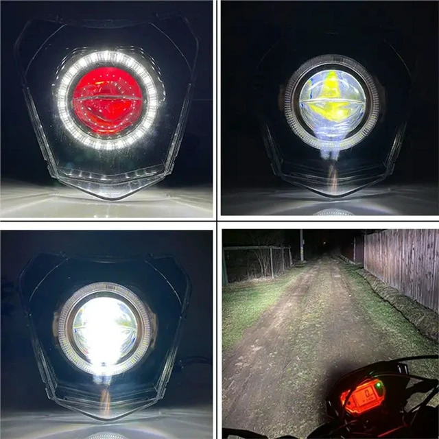 Alt view image 3 of 3 - LED Headlight For EXC 300 XCW 250 350 Motorcycle Head Lamp Modified Parts Light