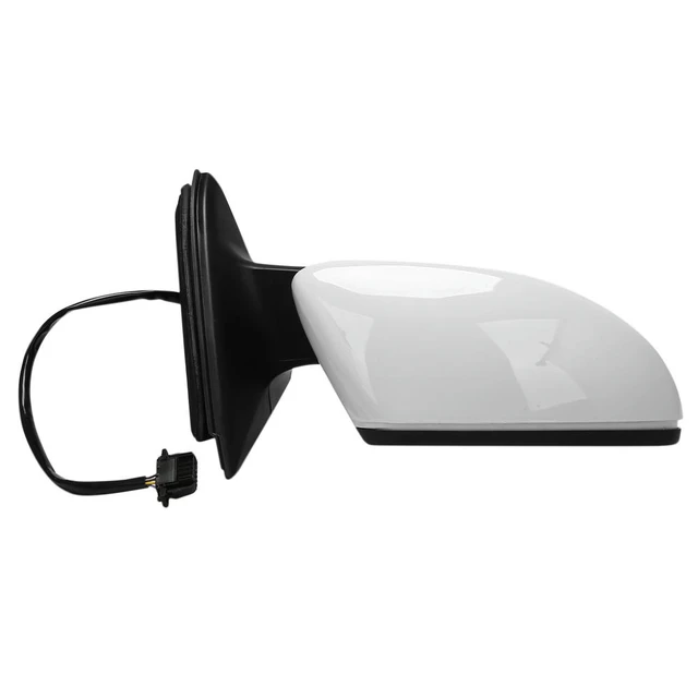 Alt view image 3 of 3 - Side Rear View Mirror Assembly Power Glass Heated Turn Signal 6 Wires For JETTA 2011 - 2018 5C7857508 White