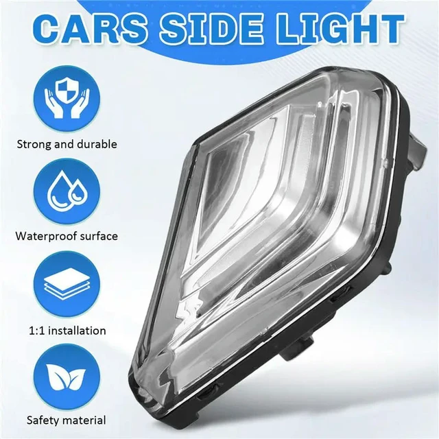 Alt view image 3 of 3 - 1Set Truck Led Side Lamp Corner Lamp Signal Light For Mercedes Benz Actros MP5 9608201421 9608201521