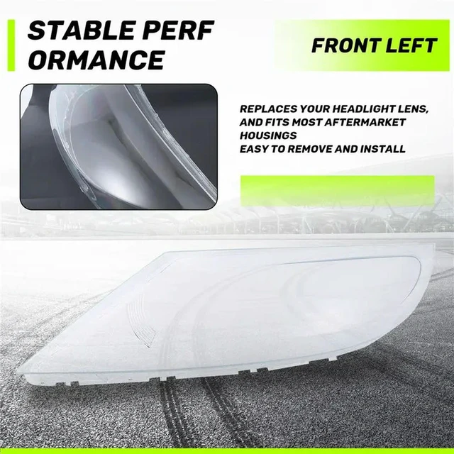 Alt view image 2 of 3 - Car Head Light Lamp Lens For Kia Sportage R 2009-2012 Headlight Cover Car Replacement Auto Shell