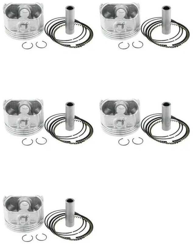 Main image of 5 Set 65.5MM Motorcycle Piston Ring 15MM Pin Ring Kit Cylinder Piston Ring Gasket For Lifan Zongshen CB250CC Engine ATV