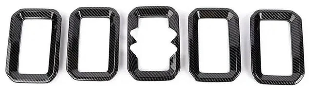 Main image of For Jimny 2023-2026 Car Front Grille Inserted Cover Trim Racing Grills Exterior Accessory Parts